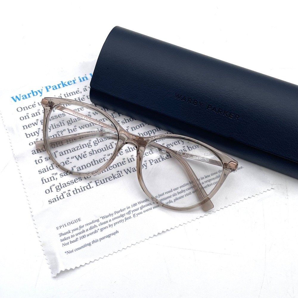 Armani Exchange AX 3078 8240 Women 53mm Taupe Rose Gold Eyeglasses Excellent
